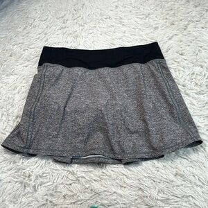 Lululemon Pace Rival Skirt (Tall) *No Panels 15" Heather Lux Multi Black / Black